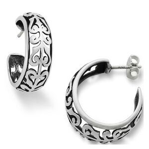 James Avery Retired Adoree Hoops